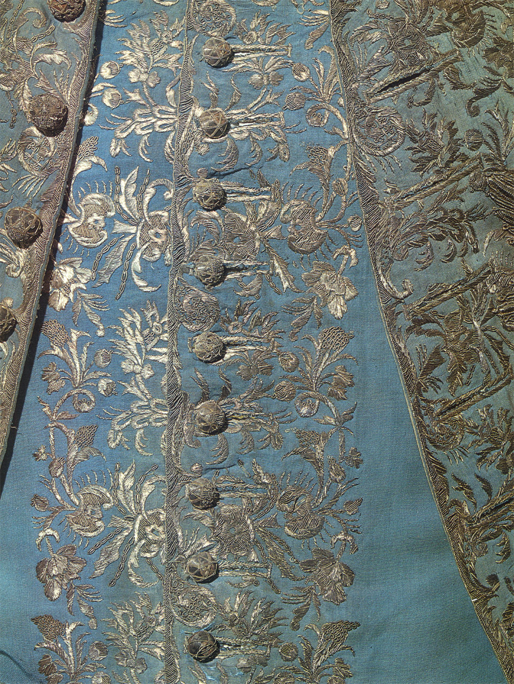 Detail of Peter I's kaftan and jacket. 1724. RT-8559
