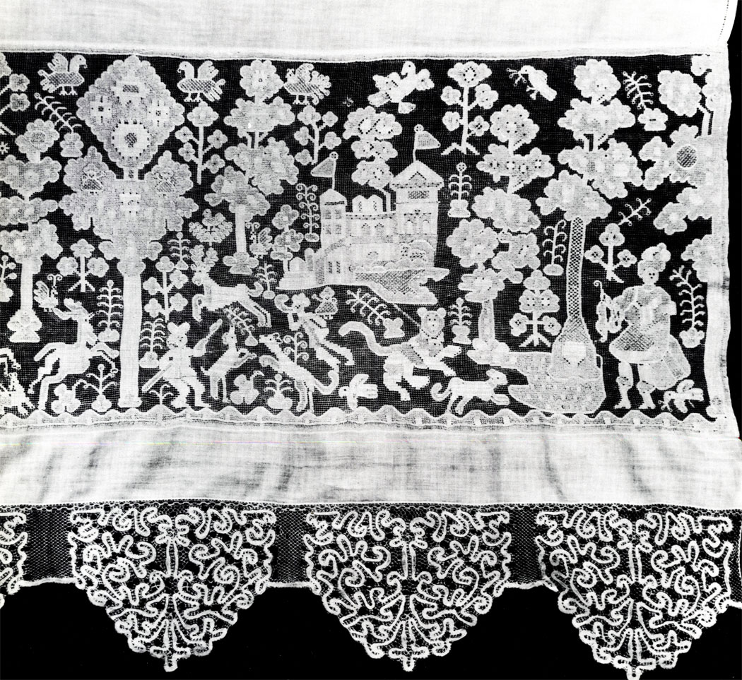 Valance. Late 18th - early 19th centuries. 78x190. RT-16646