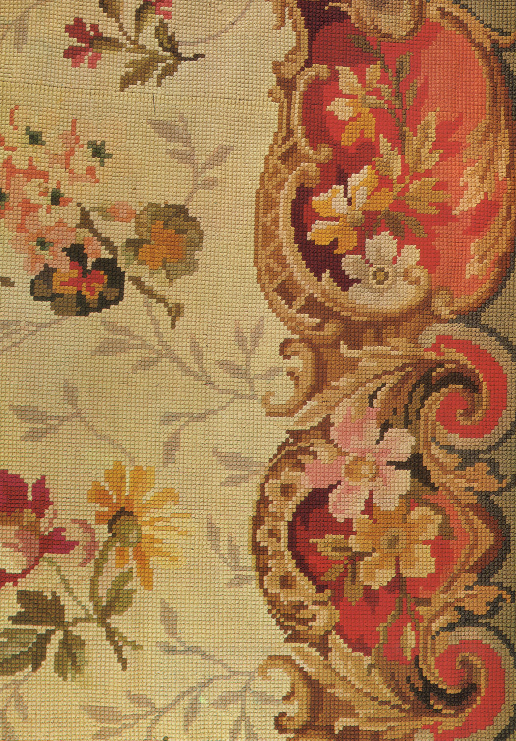 Detail of a rug. 1830s - 40s. 439x308. RT-12527