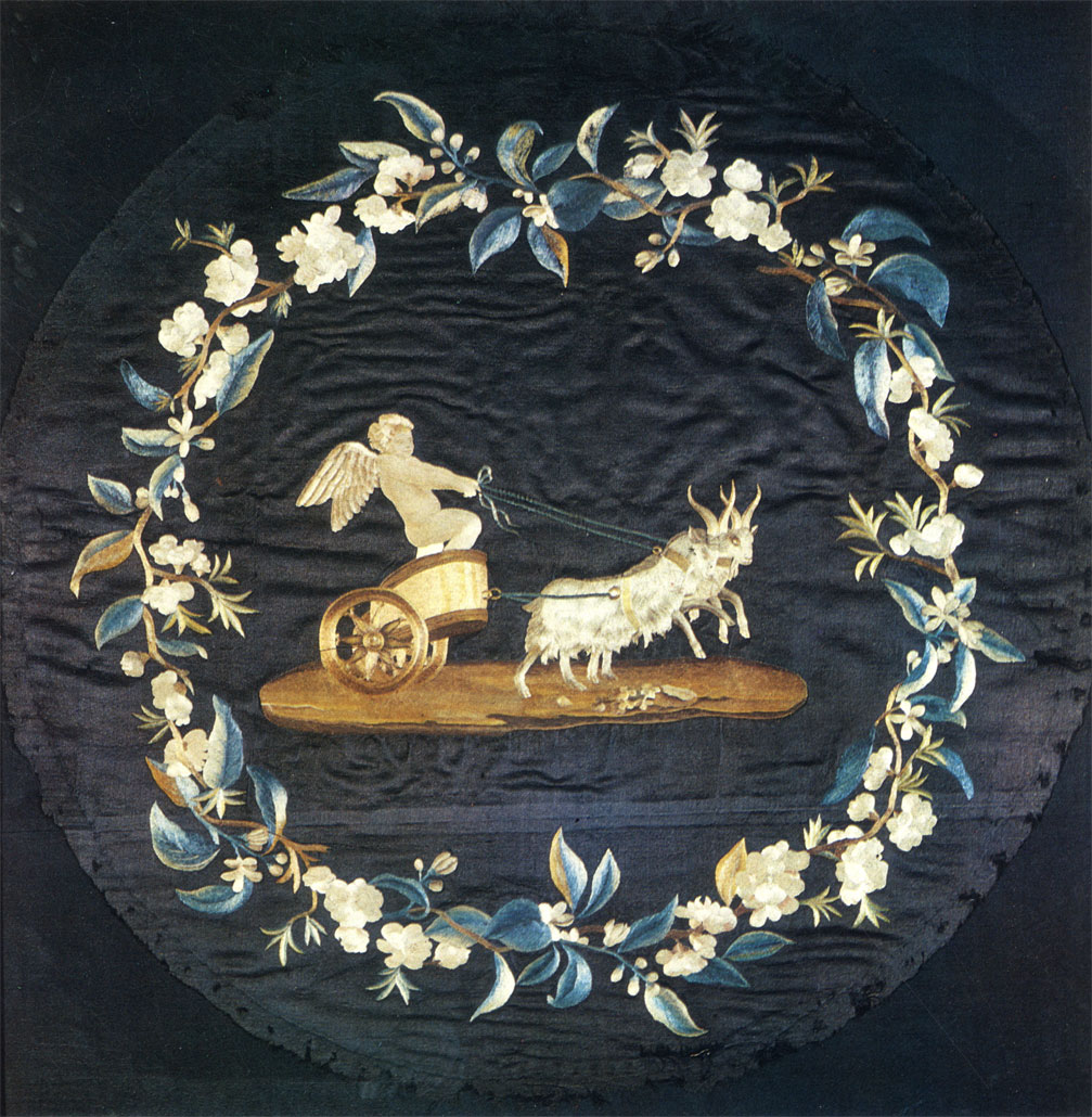 Decorative embroidery. Late 18th century. RT-6979
