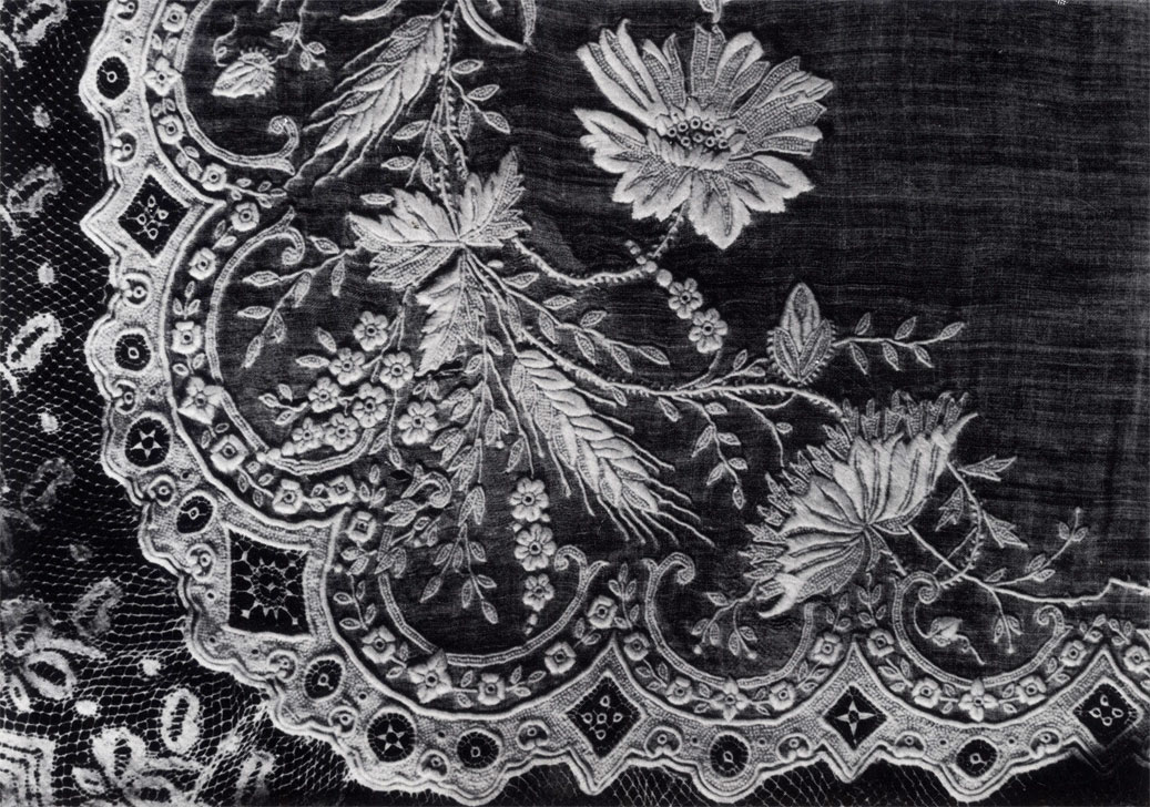 Handkerchief. Second half, 19th century. 38,5x37. RT-16788