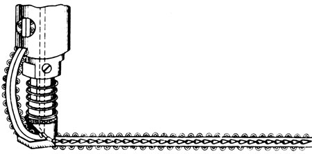 Рис. 34. Графическое изображение шва с тесьмой